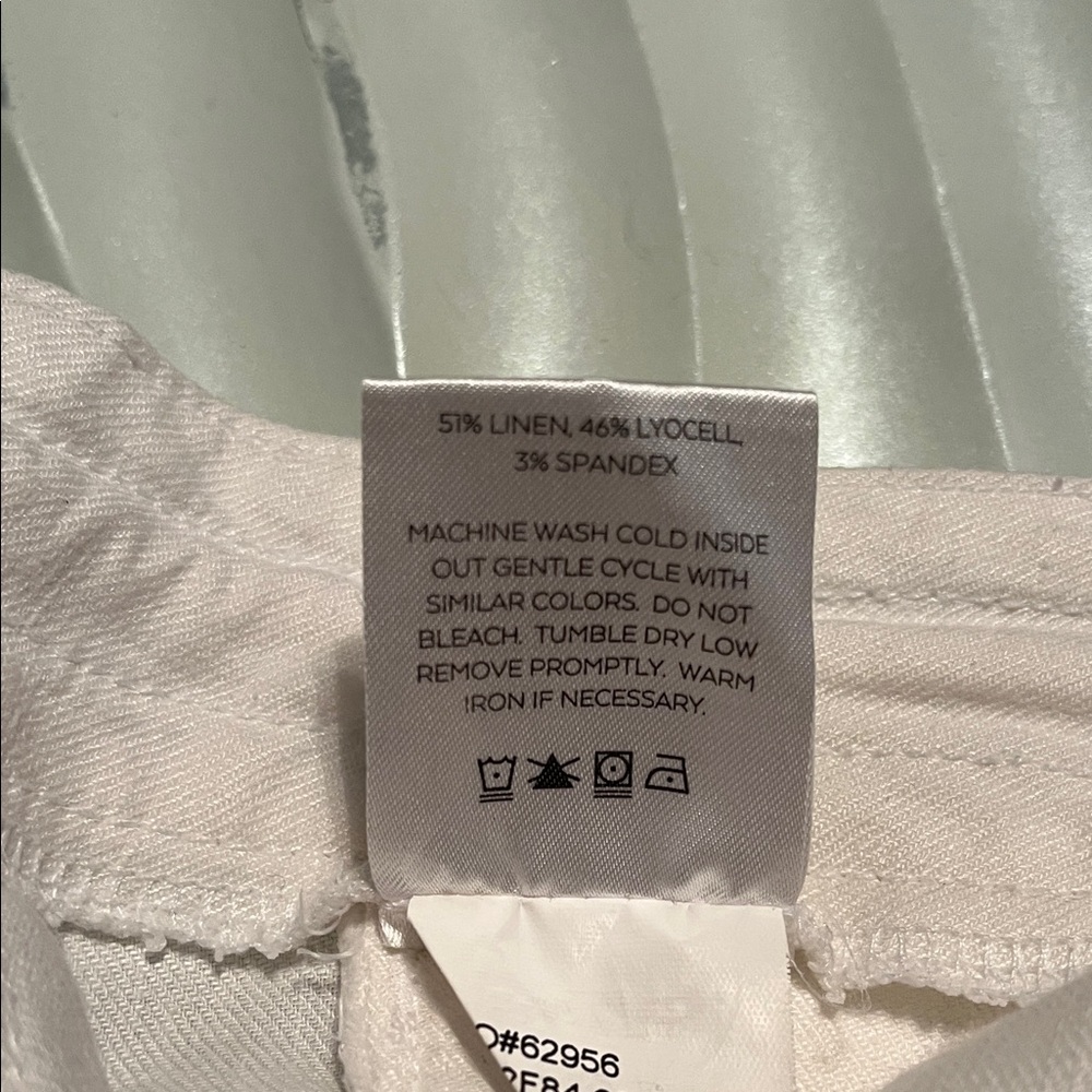 Level 99 White Drawstring Chinos - Picture 8 of 9